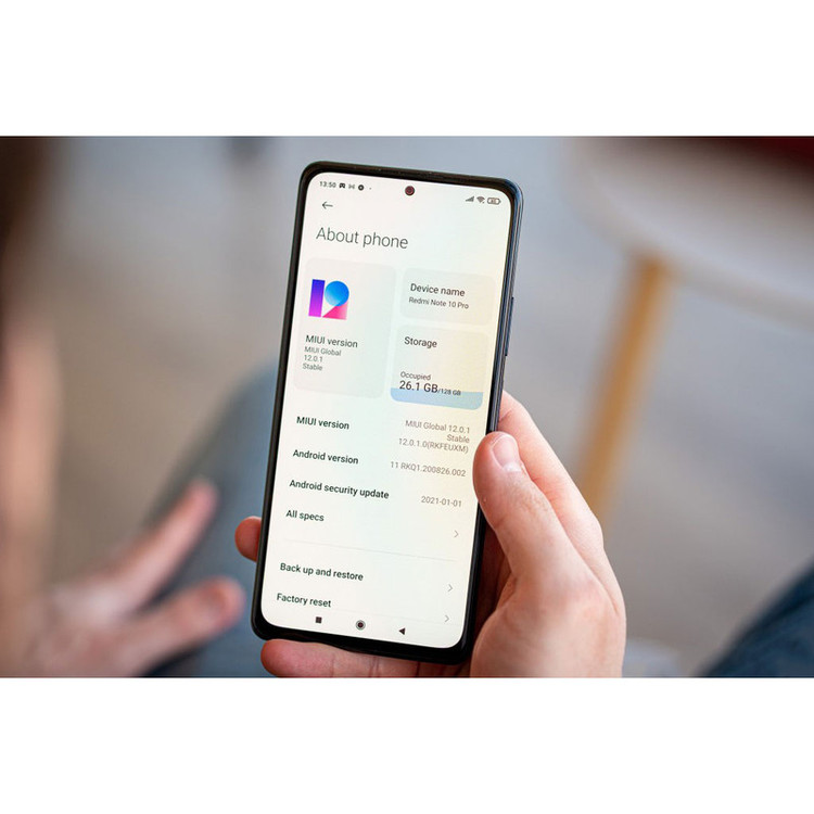 گوشی موبایل شیائومی مدل Redmi Note 10 pro M2101K6G دو سیم کارت ظرفیت 128 گیگابایت و رم 6 گیگابایت