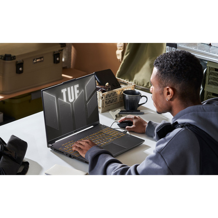 لپ تاپ 16 اینچی ایسوس مدل TUF Gaming F16 FX607VJ-RL012W-Core 5 210H-16GB DDR4 3200MHz-512GB SSD-RTX3050 6GB-FHD 144Hz
